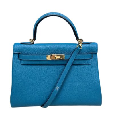 Сумка Hermes Kelly Togo Синяя N