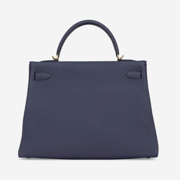 Сумка Hermes Kelly Togo Темно синяя N