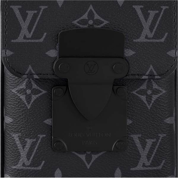 Сумка Louis Vuitton S lock Vertical Wearable Темно серая N