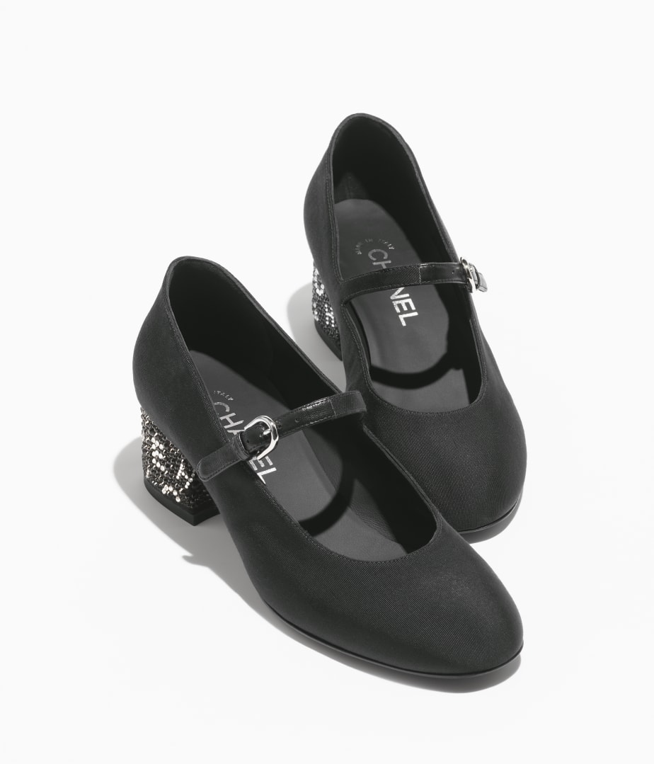 Туфли Chanel Mary Janes Черные F