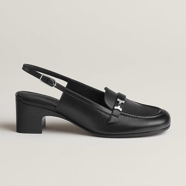 Туфли Hermes Infinie Pump Черные F