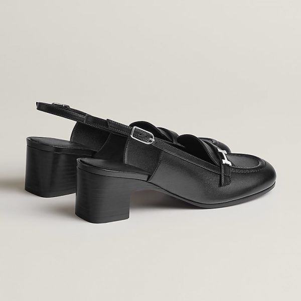 Туфли Hermes Infinie Pump Черные F