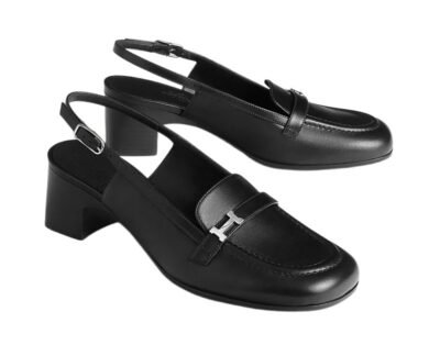 Туфли Hermes Infinie Pump Черные F