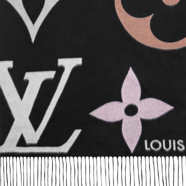 Шарф Louis Vuitton Ultimate Черный F