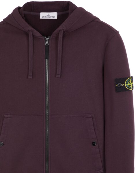 Толстовка Stone Island Бордовая F