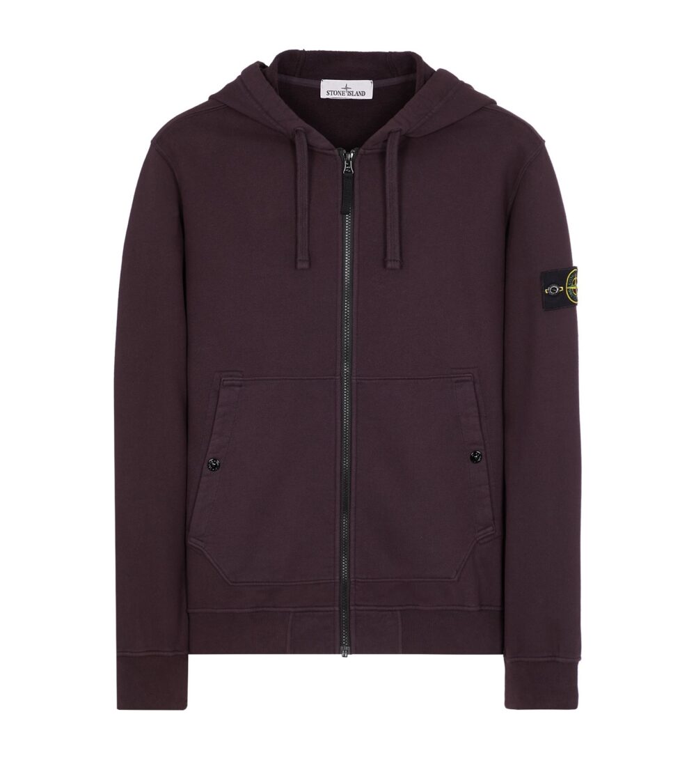 Толстовка Stone Island Бордовая F