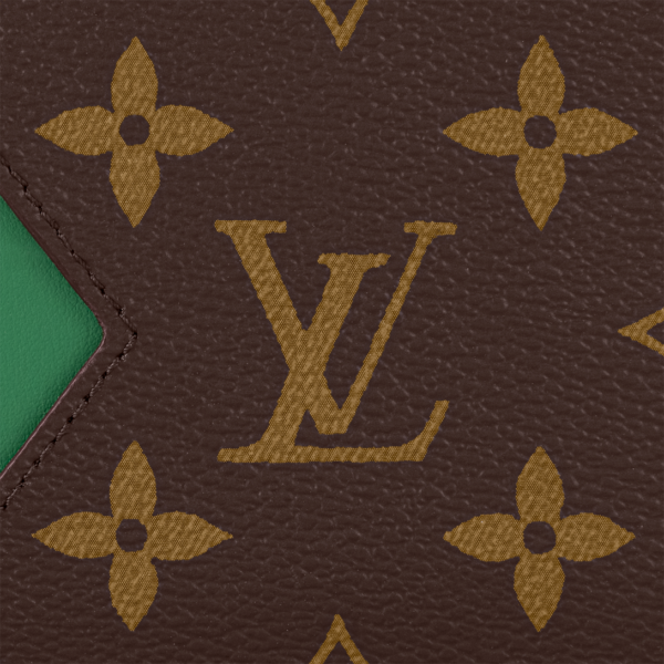 Держатель Для Карт Louis Vuitton Monogram Macassar Зеленая N