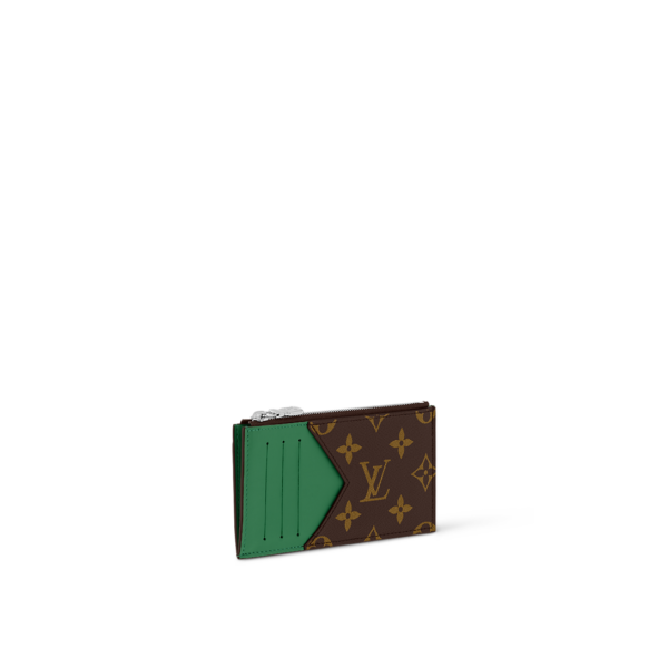 Держатель Для Карт Louis Vuitton Monogram Macassar Зеленая N