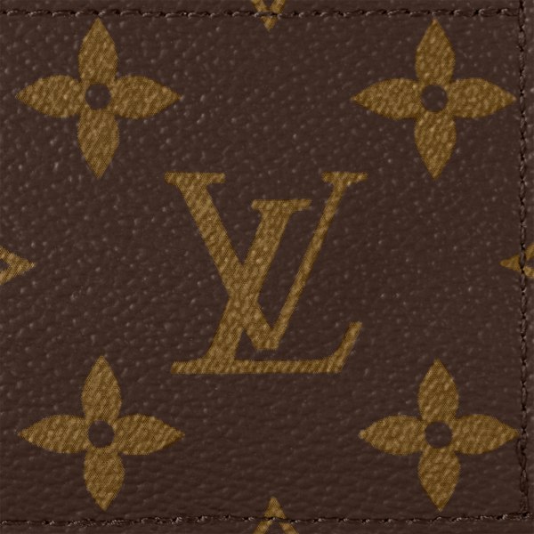 Держатель Для Карт Louis Vuitton Monogram Macassar Красная N