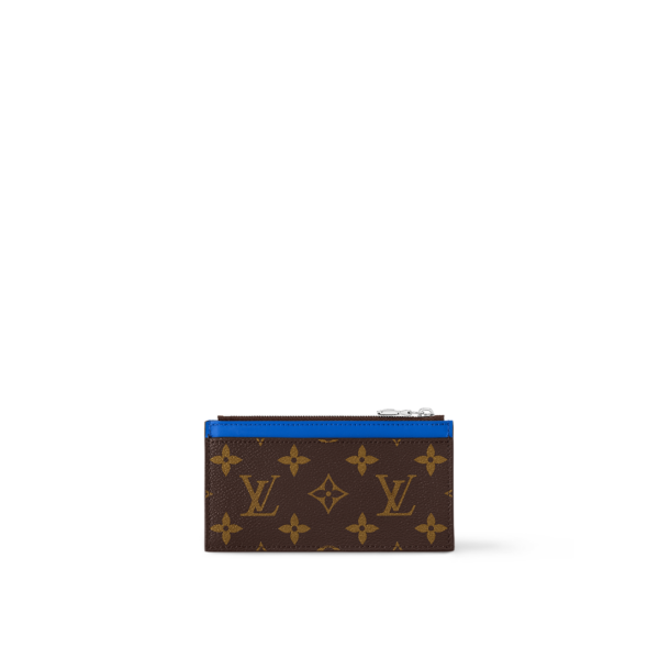 Держатель Для Карт Louis Vuitton Monogram Macassar Синяя N