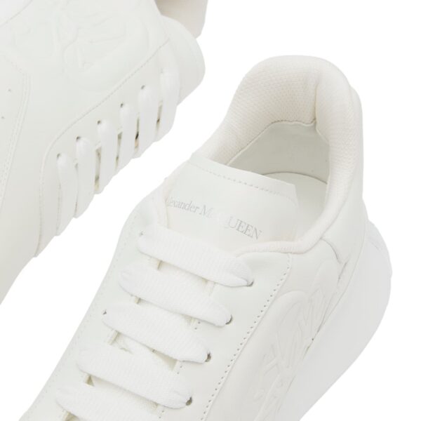 Кроссовки Alexander Mcqueen Heel Tab Wedge Sole Sneaker Белые F