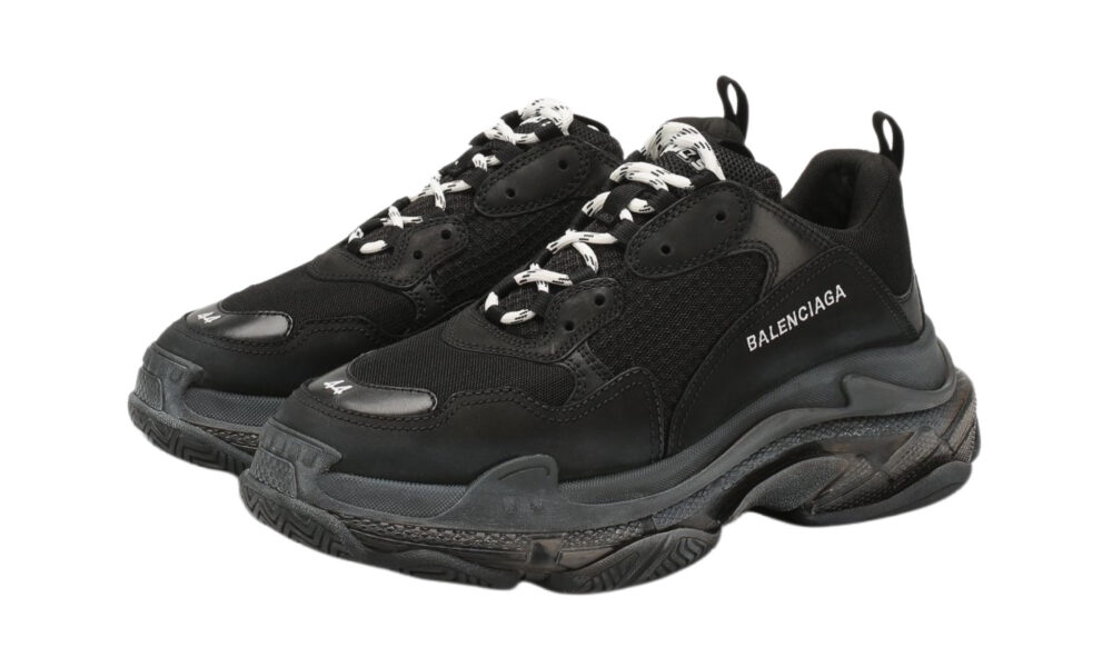 Кроссовки Balenciaga Triple S Черные M