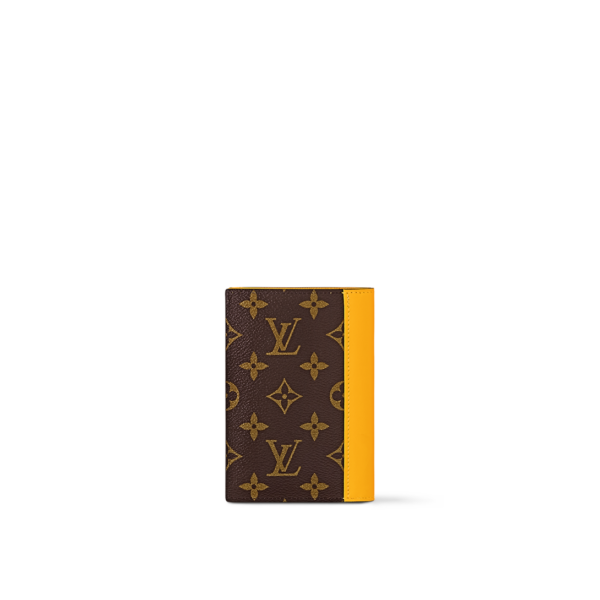 Обложка Louis Vuitton Monogram Macassar Желтая F