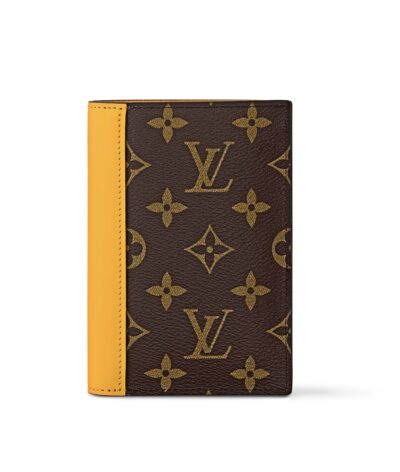 Обложка Louis Vuitton Monogram Macassar Желтая F