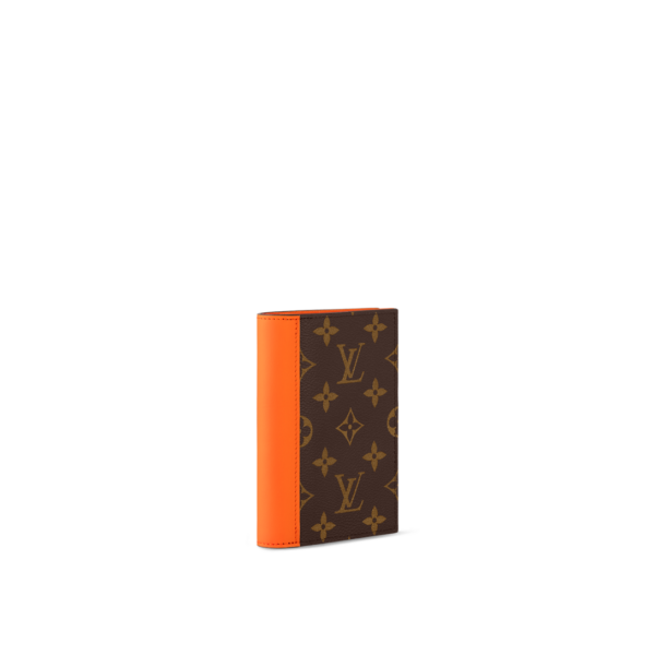 Обложка Louis Vuitton Monogram Macassar Оранжевая F