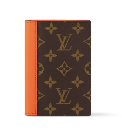 Обложка Louis Vuitton Monogram Macassar Оранжевая F