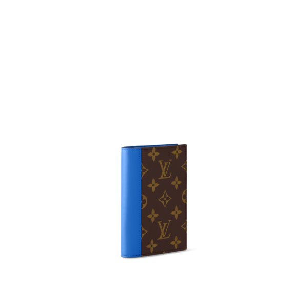 Обложка Louis Vuitton Monogram Macassar Синяя F