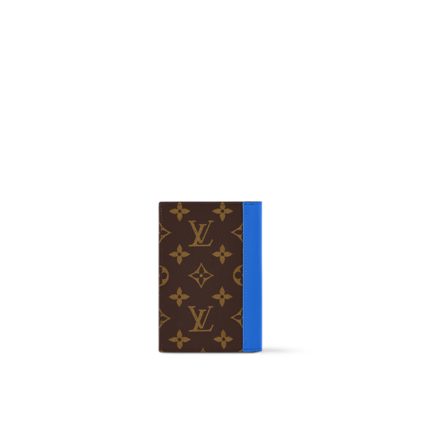 Обложка Louis Vuitton Monogram Macassar Синяя F