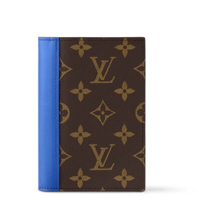 Обложка Louis Vuitton Monogram Macassar Синяя F