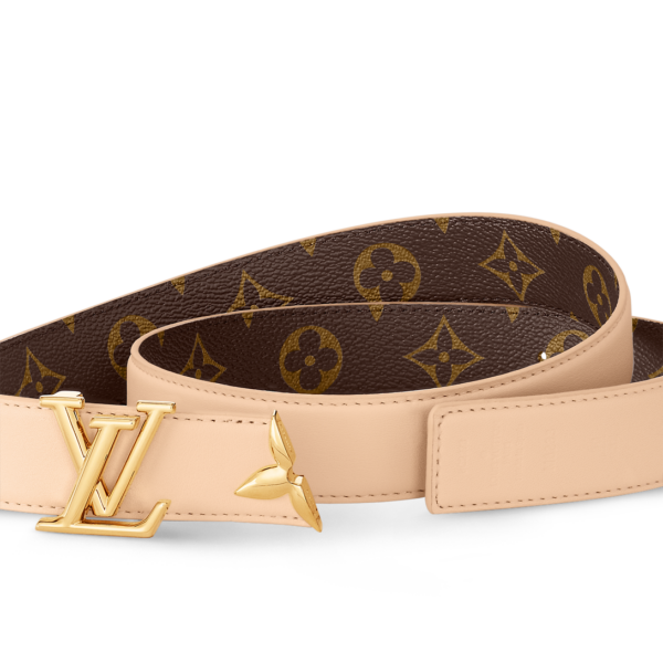 Ремень Louis Vuitton Pretty Lv Бежевый N