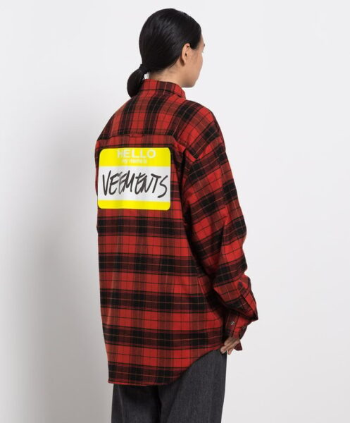 Рубашка Vetements Красная F