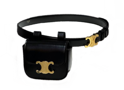 Сумка Celine Triomphe Belt Черная N
