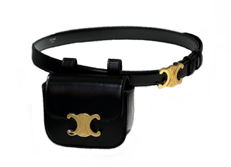 Сумка Celine Triomphe Belt Черная N