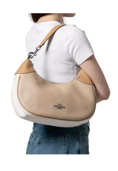 Сумка Coach Mara Hobo Бежевая N