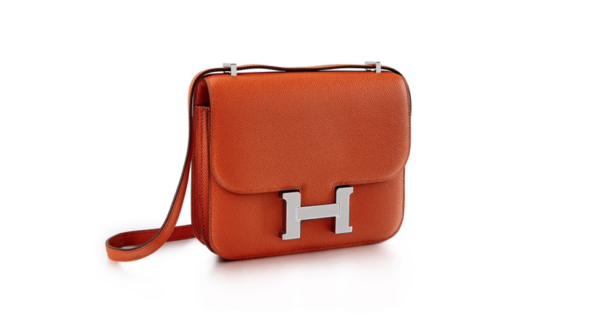 Сумка Hermes Constance Epsom Оранжевая N