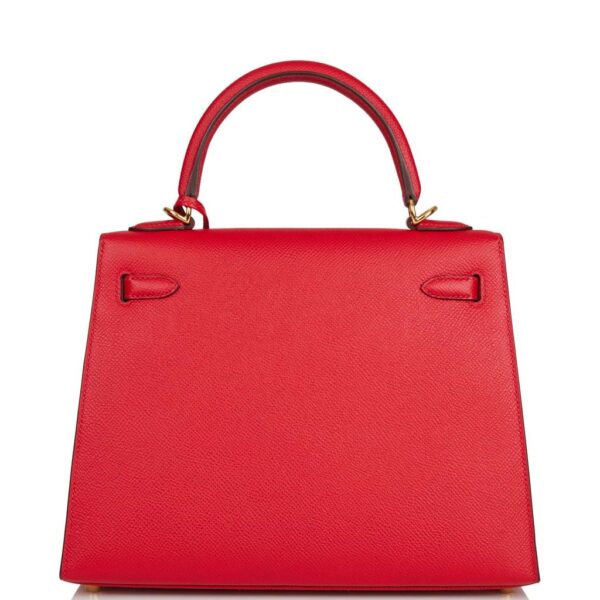 Сумка Hermes Kelly Sellier Rouge Casaque Epsom Коричневая N