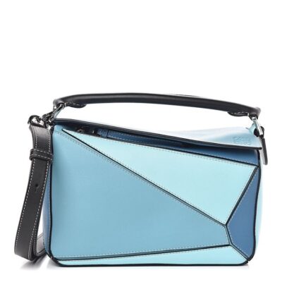 Сумка Loewe Puzzle Medium Bag Dark Lagoon Синяя N