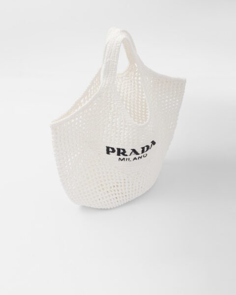 Сумка Prada Raffia Белая N