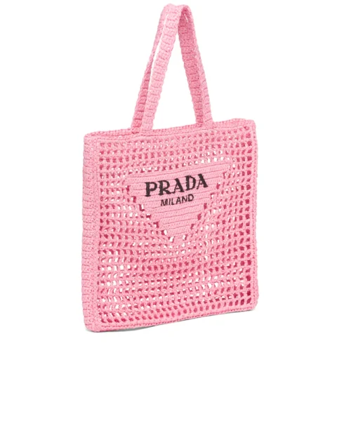 Сумка Prada Raffia Розовая N