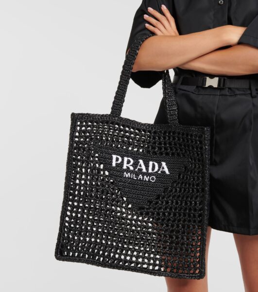 Сумка Prada Raffia Черная N