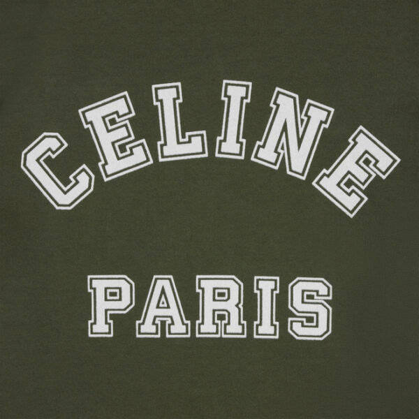 Футболка Celine Paris Зеленая F