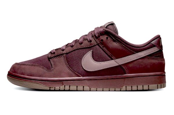 Кроссовки Nike Dunk Low Premium Бордовые F