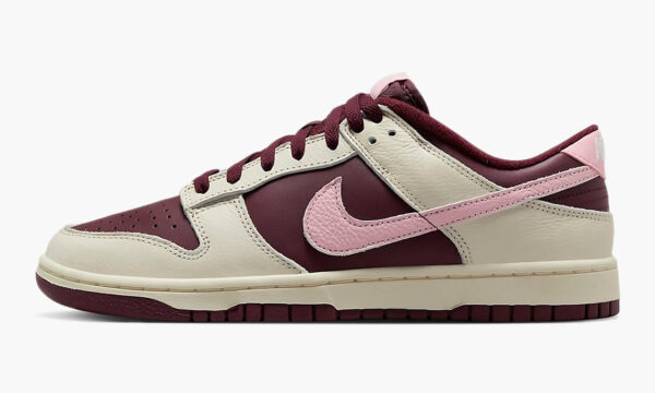 Кроссовки Nike Dunk Low Retro Prm Бордовые F