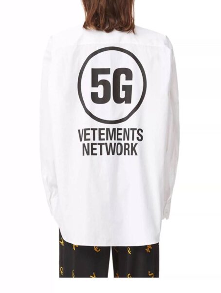 Рубашка Vetements Vetents Белая F