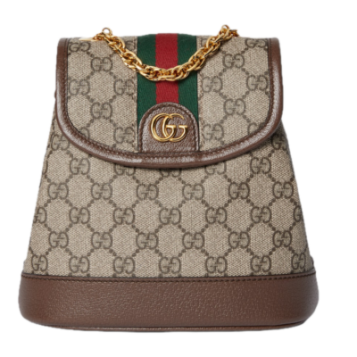 Рюкзак Gucci Ophidia Коричнево бежевый N