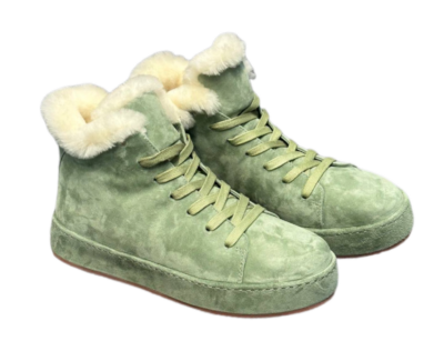 Кеды Loro Piana Winter Nuages Зеленые F