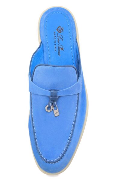 Сабо Loro Piana Babouche Charms Walk Синие F