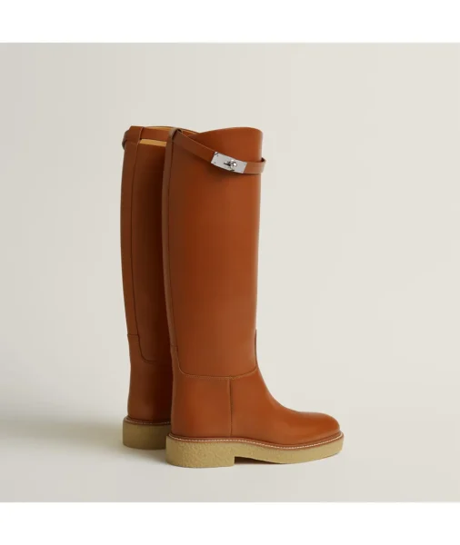 Сапоги Hermes Jumping Boot Коричневые F