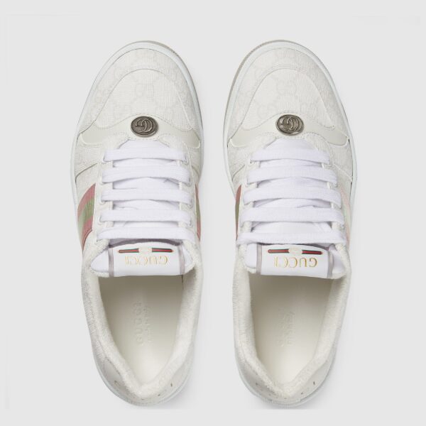 Кроссовки Gucci Screener Gg Белые F