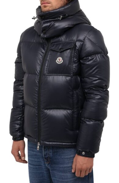 Куртка Moncler Montbeliard Темно синяя M