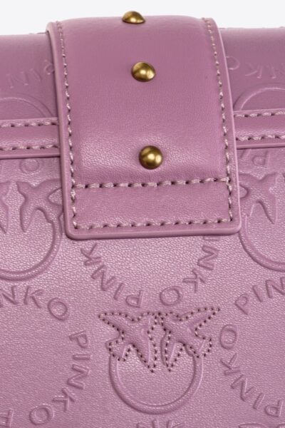 Сумка Pinko Mini Love Bag Icon New Monogram Розовая N