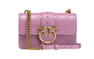 Сумка Pinko Mini Love Bag Icon New Monogram Розовая N