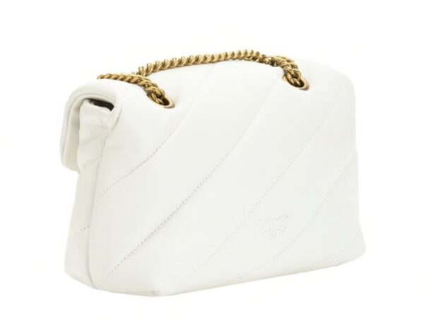 Сумка Pinko Mini Love Bag Puff Jewel Белая N