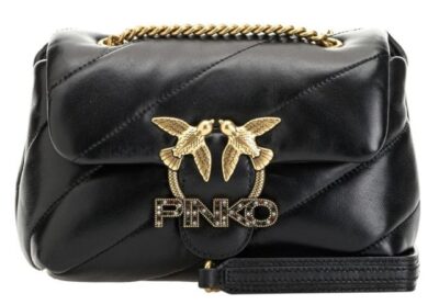 Сумка Pinko Mini Love Bag Puff Jewel Черная N