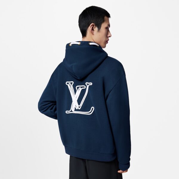 Толстовка Louis Vuitton Lv Nautical Ropes Темно синяя M