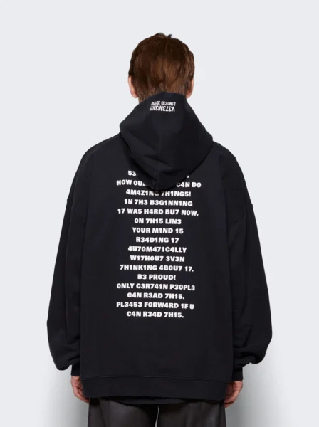 Толстовка Vetements Brain Power Черная M